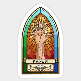 Stained Glass Paper Sticker